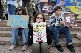 Dont Stay Silent! Captivity Kills rally in Kyiv